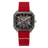Expedition E 6840 MF Multifunction Red Black Rubber Strap